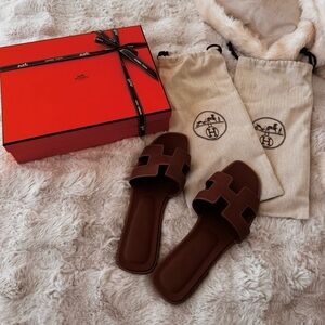 Hermes Oran Sandals size 40